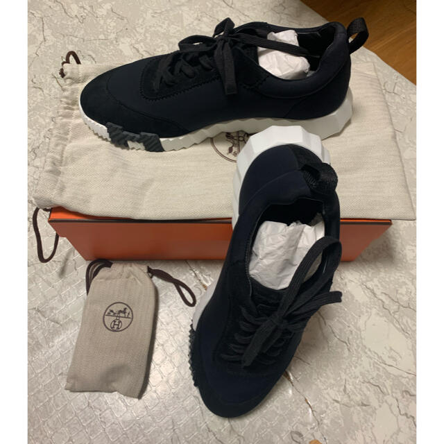 Hermes - HERMES☆エルメス 2020-21AW☆バウンシング スニーカー黒の Hermes - HERMES☆エルメス 2020-21AW☆バウンシング スニーカー黒の