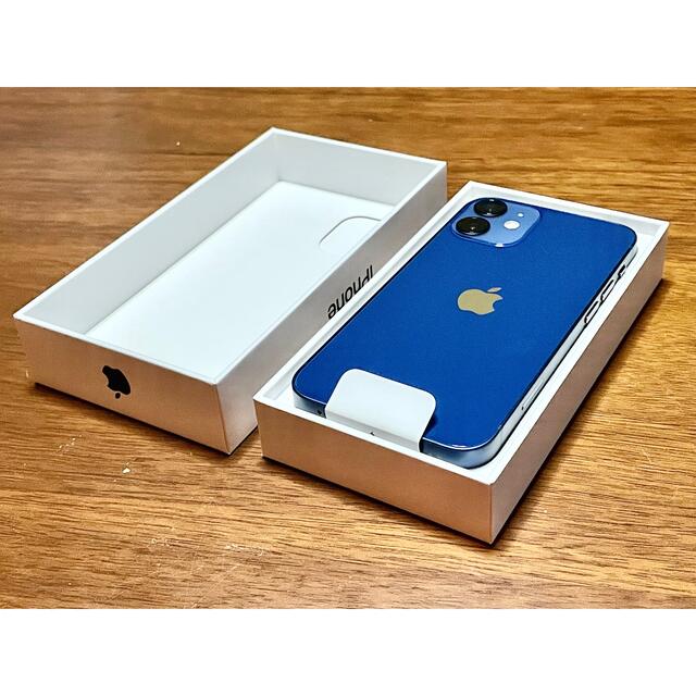 iPhone(アイフォーン)のiPhone12 mini 128GB ブルー スマホ/家電/カメラのスマートフォン/携帯電話(スマートフォン本体)の商品写真