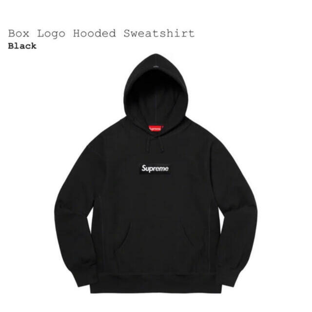 Supreme Box Logo Hooded  black Sサイズ