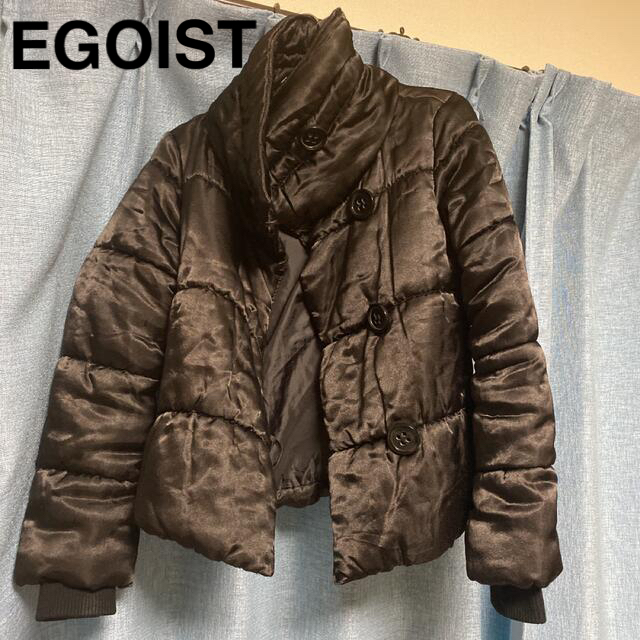 EGOIST(エゴイスト)のダウンジャケット　ショート丈　立ち襟も可　EGOIST レディースのジャケット/アウター(ダウンジャケット)の商品写真
