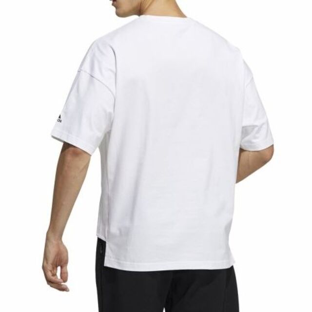 adidas(アディダス)の新品タグ付★アディダス★ポケット付き半袖Ｔシャツ★3,839円の品★Oサイズ★白 メンズのトップス(Tシャツ/カットソー(半袖/袖なし))の商品写真