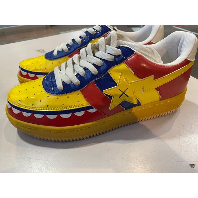 売れ筋新商品 A US9.5 YELLOW BAPESTA CHOMPERS KAWS APE - APE