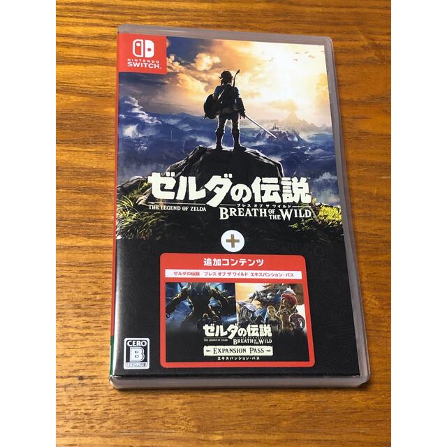 Nintendo Switch(ニンテンドースイッチ)のゼルダの伝説 ブレス オブ ザ ワイルド ＋ エキスパンション・パス スイッチ エンタメ/ホビーのゲームソフト/ゲーム機本体(家庭用ゲームソフト)の商品写真