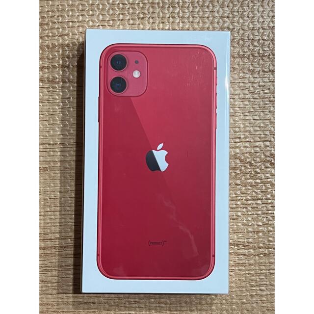 Apple - 【新品未使用】iPhone11 128GB レッド SIMフリー の通販 by 