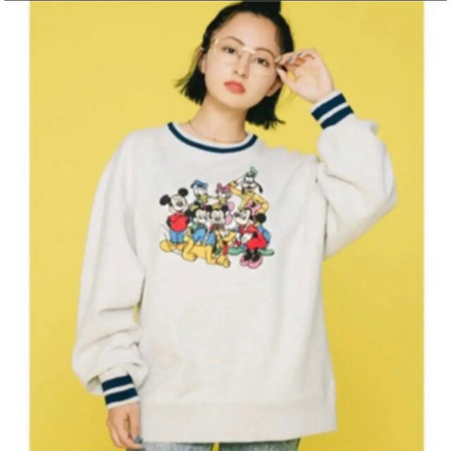 julidy×moussy×Disneyスウェット トレーナー