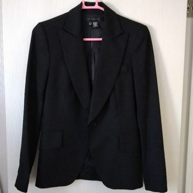 ZARA(ザラ)の冠婚葬祭 ビジネス ブラックスーツ 美品 レディースのフォーマル/ドレス(スーツ)の商品写真