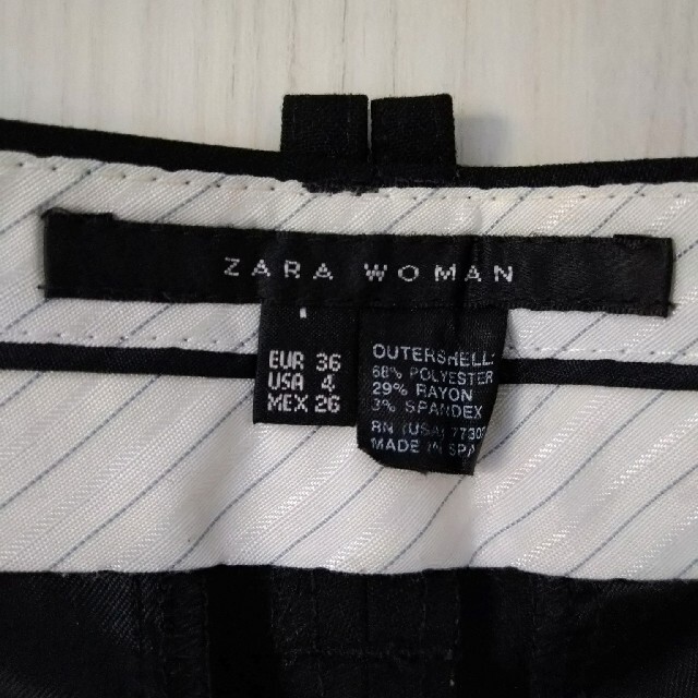 ZARA(ザラ)の冠婚葬祭 ビジネス ブラックスーツ 美品 レディースのフォーマル/ドレス(スーツ)の商品写真