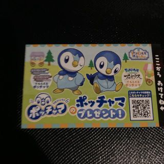 ポケモン(ポケモン)のポッチャマ シリアルコード(ゲーム)