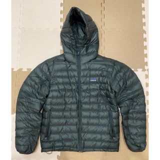 パタゴニア(patagonia)のパタゴニアダウンフーディ　ブラック　M(日本サイズはL)(ダウンジャケット)