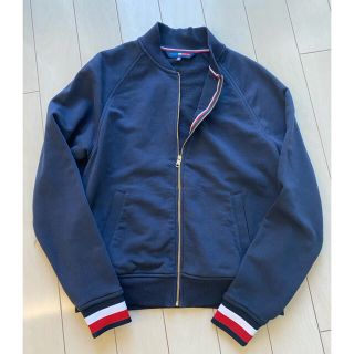 トミーヒルフィガー(TOMMY HILFIGER)のTOMMY HILFIGER✨美品スウェットカーディガン❣️ネイビー(カーディガン)