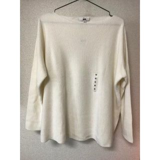 ユニクロ(UNIQLO)の専用☆コットンカシミヤボクシーボートネックロングセーター　ユニクロ(ニット/セーター)