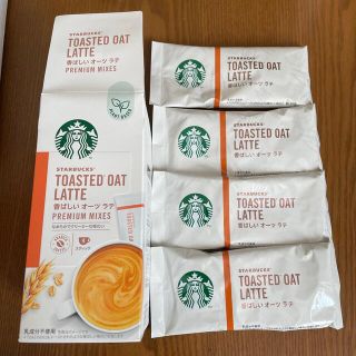 スターバックスコーヒー(Starbucks Coffee)のスターバックス　プレミアムミックス　香ばしいオーツラテ　４本×1箱(コーヒー)