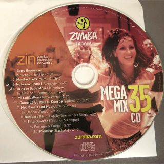 ズンバ(Zumba)のzumba megamix35 CD ズンバ　メガミックス(クラブ/ダンス)