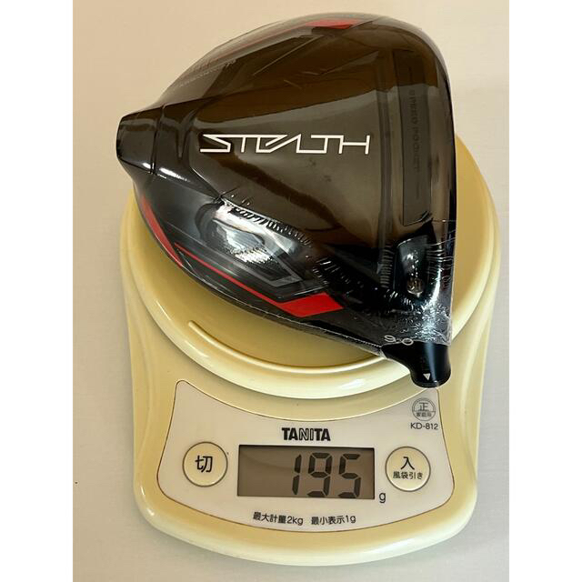 【新品】 ステルス　stealth 9度 テーラーメイド ドライバーヘッド