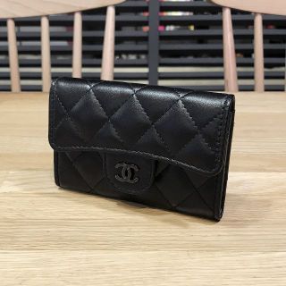 シャネル(CHANEL)の新品未使用 シャネル マトラッセ カードケース AP2014 ソーブラック 黒(名刺入れ/定期入れ)