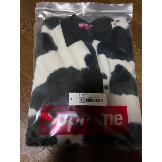 Supreme(シュプリーム)のsupreme Cow Print Cardigan Lサイズ メンズのトップス(カーディガン)の商品写真