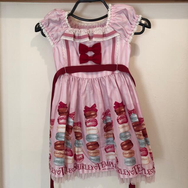 シャーリーテンプル　マカロン　ワンピース　110キッズ服女の子用(90cm~)