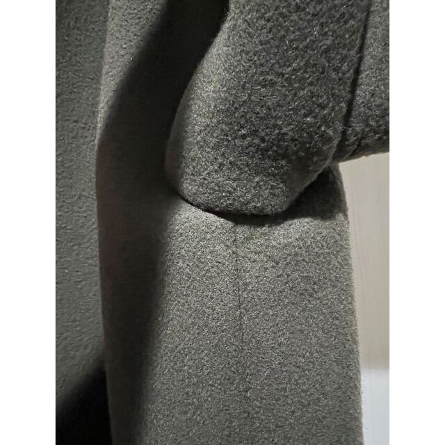 yori ウール　ノーカラーコート レディースのジャケット/アウター(ロングコート)の商品写真