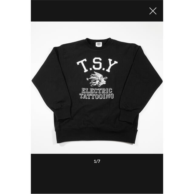 TATTOO STUDIO YAMADA SWEATSHIRT 黒　サイズ:M