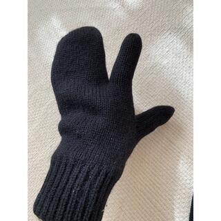 ツモリチサト(TSUMORI CHISATO)のツモリチサト　黒　ミトン　手袋(手袋)