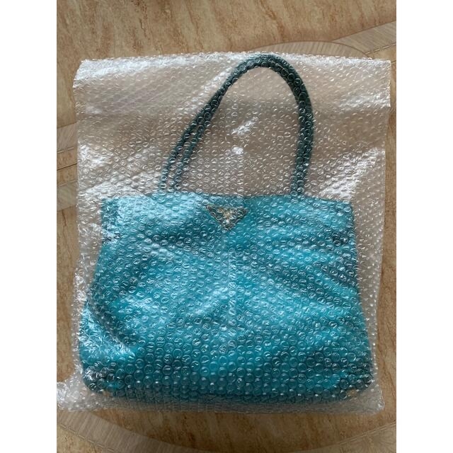 PRADA - 夏✳︎PRADA ターコイズ トートバッグの通販 by jurechan's