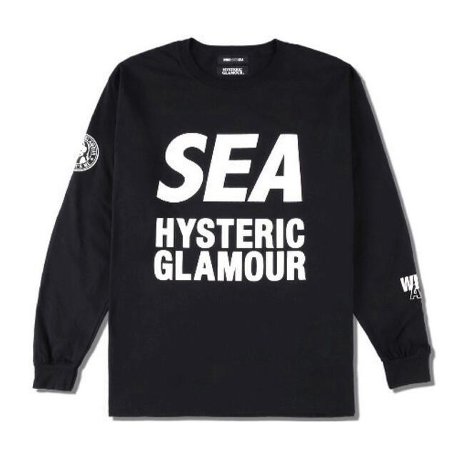 WIND AND SEA HYSTERIC GLAMOUR ロンT ブラック L - Tシャツ ...