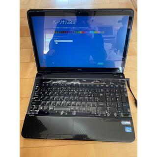 エヌイーシー(NEC)のNEC ノートパソコン PC-LS550L ブラック(コンピュータ/IT)