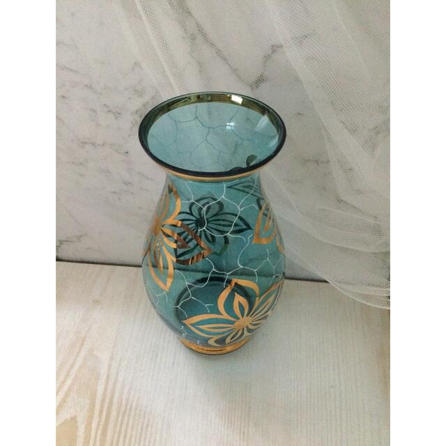 お値下げ再出品☆ボヘミアングラス花瓶☆美品