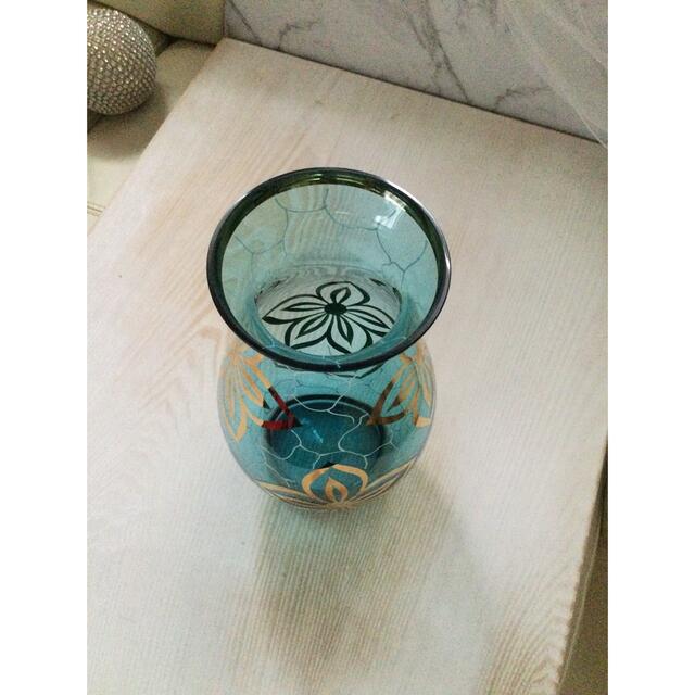 お値下げ再出品☆ボヘミアングラス花瓶☆美品