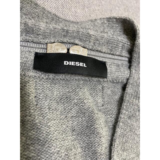 DIESEL(ディーゼル)の【新品】ディーゼル/DIESEL/カーディガン/Mサイズ レディースのトップス(カーディガン)の商品写真