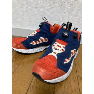 リーボック(Reebok)のリーボック　ポンプフューリー　オレンジ×ネイビー(スニーカー)