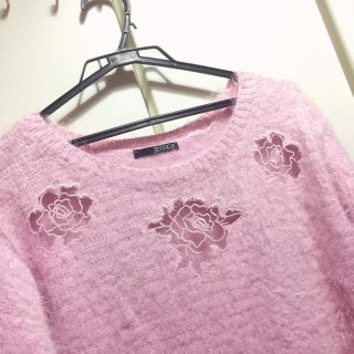 リズリサ(LIZ LISA)の新品♡シースルーニットワンピ(ミニワンピース)