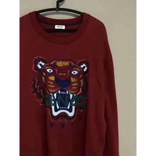 ケンゾー(KENZO)のKENZO ケンゾー タイガー刺繍スウェット バーガンディ(スウェット)