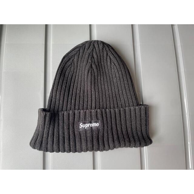 SUPREME シュプリーム 22AW Overdyed Patch Beanie ロゴパッチ ビーニー ニット帽 ブラック