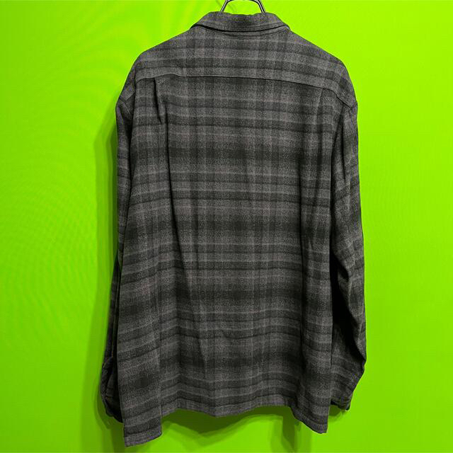 Supreme Flannel Shirt M Green×Black