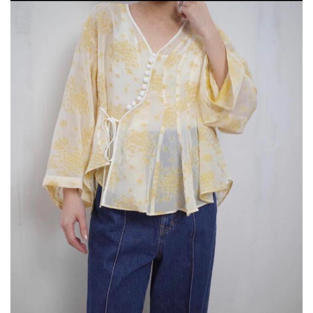 mame kurogouchi  Pedicel Jacquard Blouse