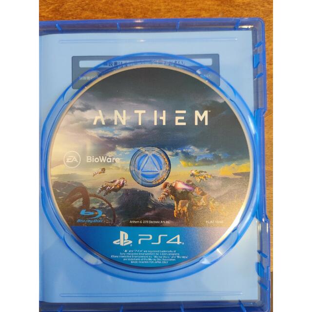 PlayStation4(プレイステーション4)のPS4 Anthem エンタメ/ホビーのゲームソフト/ゲーム機本体(家庭用ゲームソフト)の商品写真