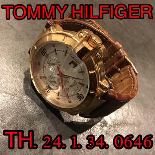トミーヒルフィガー メンズ腕時計(アナログ)（ブラウン/茶色系）の通販 