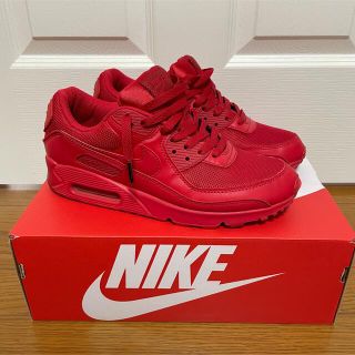 ナイキ(NIKE)のNIKE AIR MAX 90 UNIVERSITY RED 27.5cm(スニーカー)