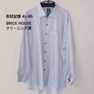 BRICK HOUSE 形状記憶シャツ 4L-86(シャツ)