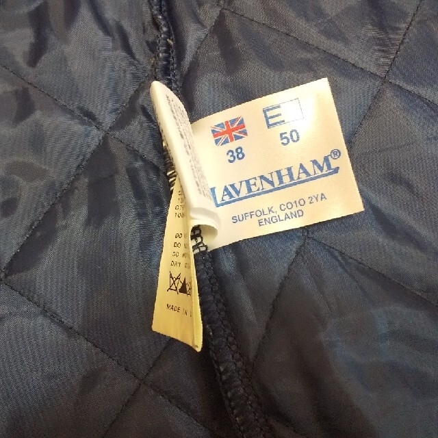 LAVENHAM(ラベンハム)のみみのすけ様専用 ラヴェンハム  ネイビー 38 美品 レディースのジャケット/アウター(ナイロンジャケット)の商品写真