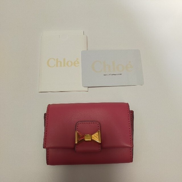 Chloe - Chloe 名刺入れ ピンクの通販 by Maya's shop｜クロエならラクマ