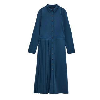 ザラ(ZARA)のZARA プリーツ ワンピース(ロングワンピース/マキシワンピース)