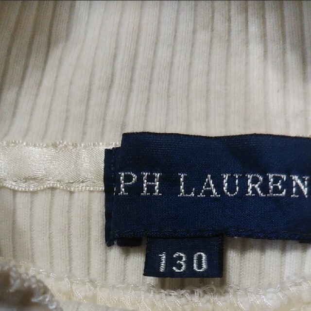 Ralph Lauren(ラルフローレン)のRALPH LAUREN タートルネック 長袖 トップス ホース刺繍 130cm キッズ/ベビー/マタニティのキッズ服女の子用(90cm~)(Tシャツ/カットソー)の商品写真