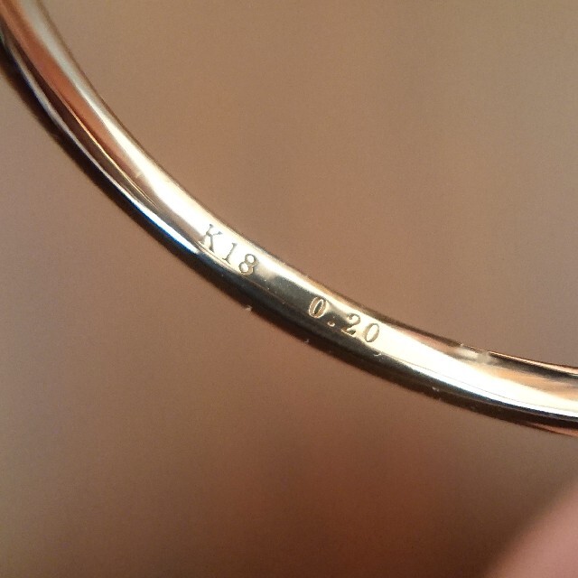 ひまわり様専用✨カシケイ✨ブラウンダイヤモンド リング K18 ブラウンゴールド レディースのアクセサリー(リング(指輪))の商品写真