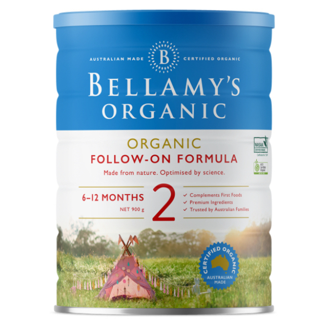 (2缶まとめ買い)Bellamy’s ベラミーズオーガニック粉ミルクS2