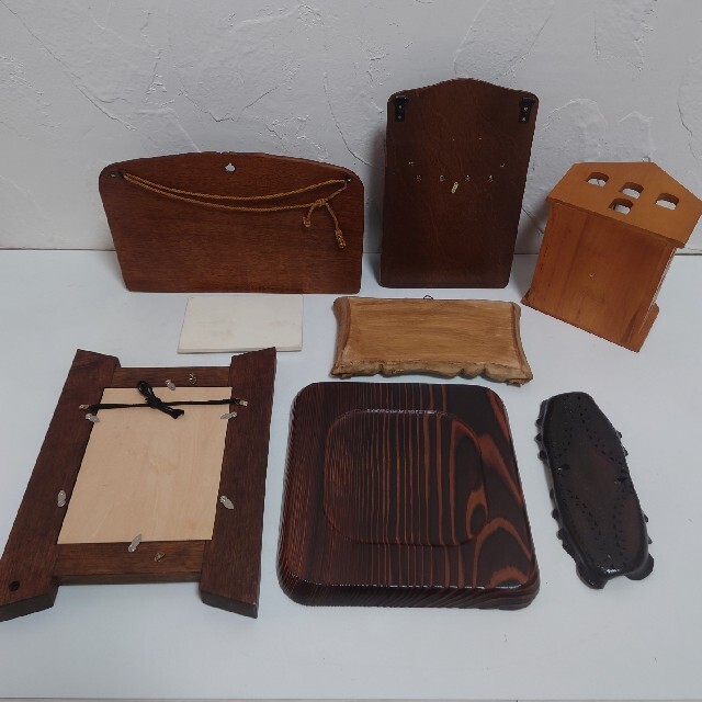 【11点】アンティーク レトロ ヴィンテージ 木製 陶器 雑貨 9