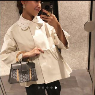 RIN様専用) ヨリ yori ロッシェショートコート 白の通販 by トレゾア