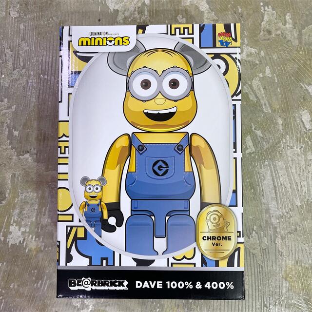 BE@RBRICK Dave Chrome Ver. 100% & 400%