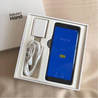 ラクテン(Rakuten)のrakuten hand ブラック　P710(スマートフォン本体)